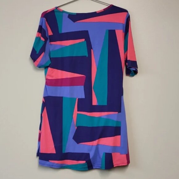LuLaRoe Geometric Tunic Size Large - Picture 2 of 11